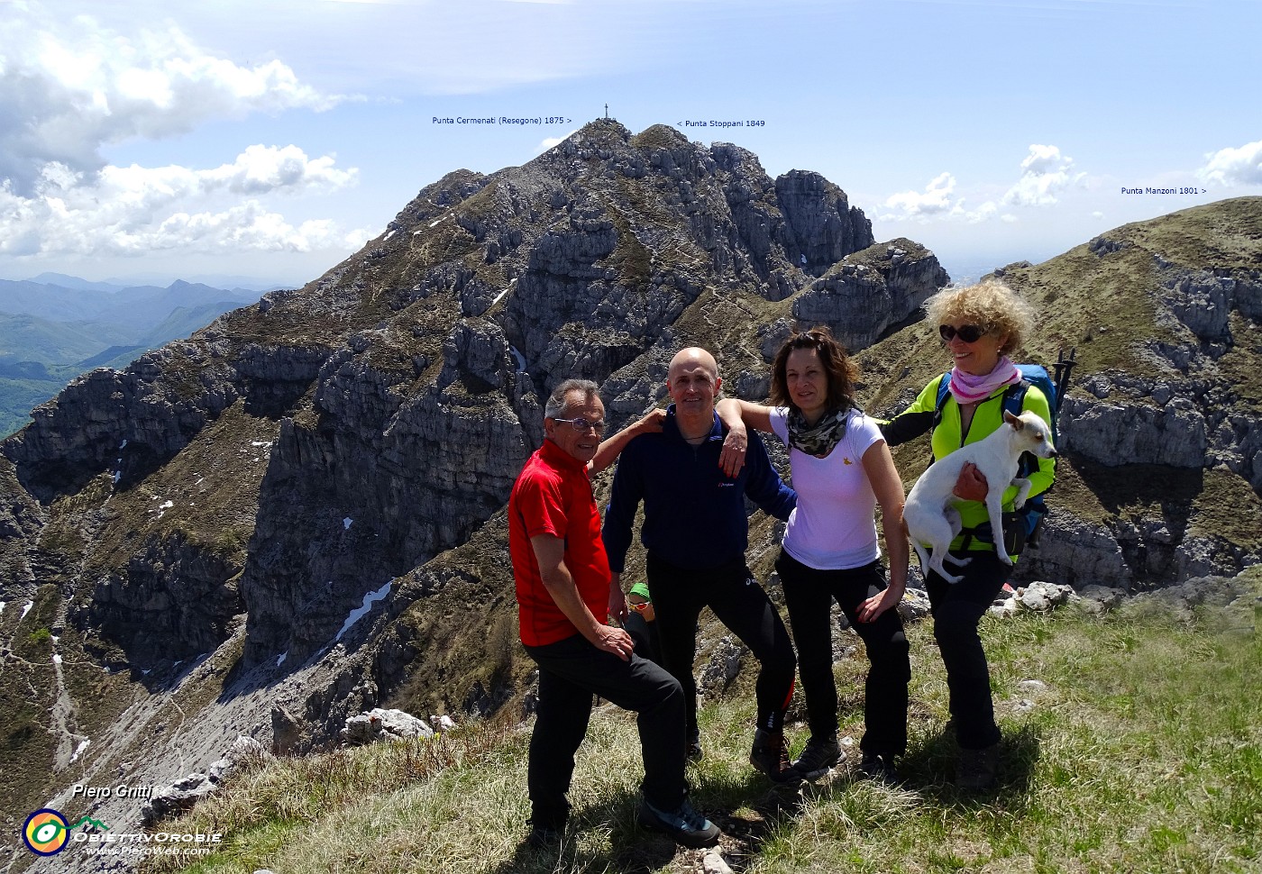 02 Da Cima Pozzi verso Cima Stoppani e Punta Cermenati.JPG -                                